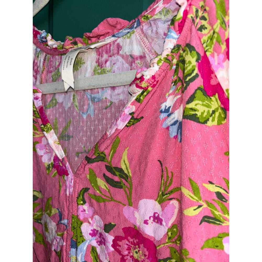 Matilda Jane Pink Floral Tiered Midi Dress - Picture 8 of 9